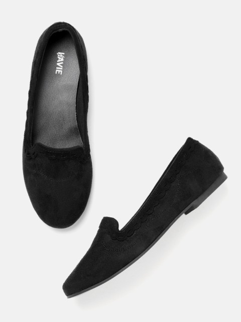 

Lavie Women Black Slip-Ons