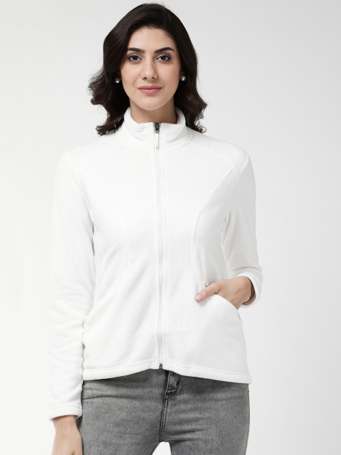 

Marks & Spencer Women White Solid Sweatshirt