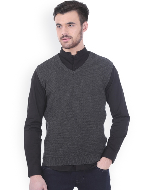 

Basics Dark Grey Sleeveless Sweater