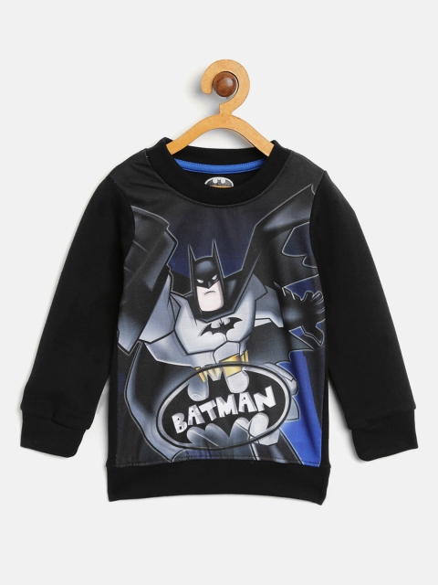 

Eteenz Boys Black & Grey Batman Print Sweatshirt