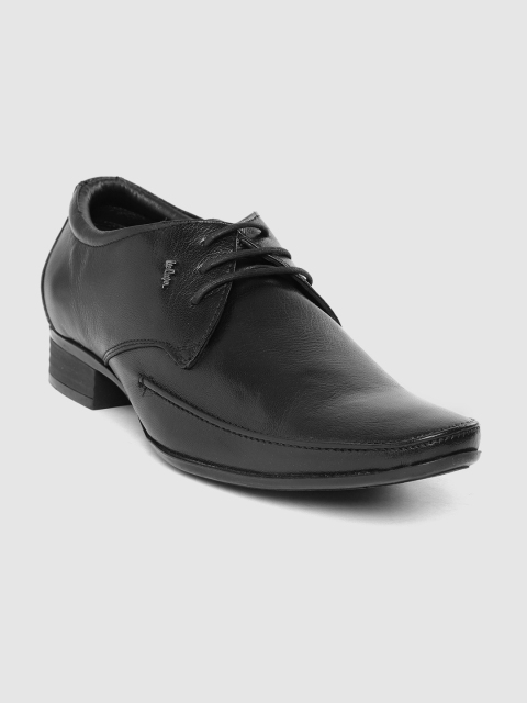 

Lee Cooper Men Black Solid Formal Leather Derbys