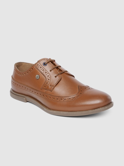 

Lee Cooper Men Tan Brogues