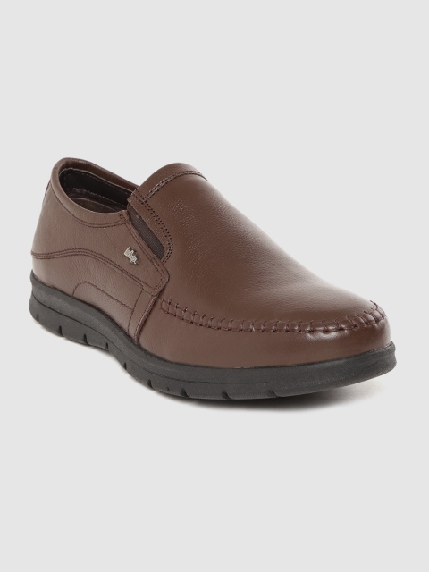 

Lee Cooper Men Coffee Brown Leather Loafers