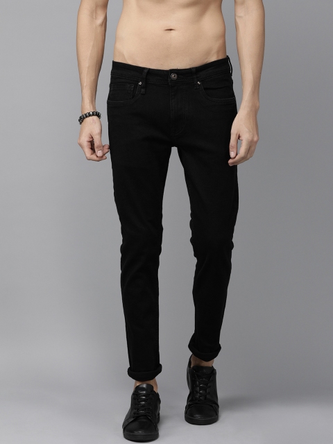 

Roadster Men Black Skinny Fit Mid-Rise Clean Look Jeans