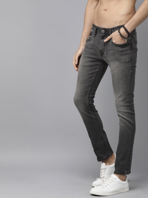 

Roadster Men Black Skinny Fit Mid-Rise Clean Look Stretchable Jeans