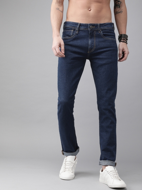 

Roadster Men Blue Skinny Fit Mid-Rise Clean Look Stretchable Jeans