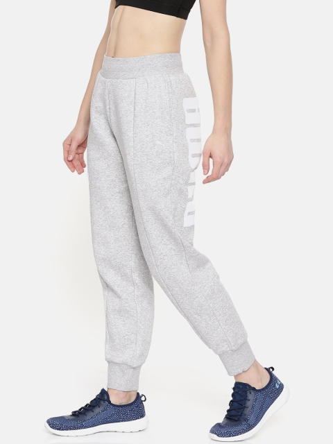 

Puma Women Grey Melange Printed Regular Fit Rebel FL Track Pants