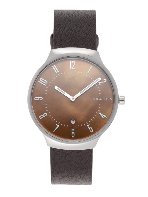 

SKAGEN GRENEN Men Brown Analogue Watch SKW6518