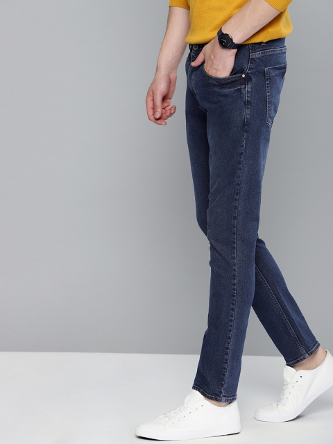 

Mast & Harbour Men Blue Skinny Fit Mid-Rise Clean Look Stretchable Jeans