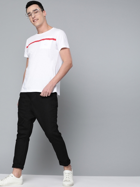 

Mast & Harbour Men Black Skinny Fit Mid-Rise Clean Look Stretchable Jeans