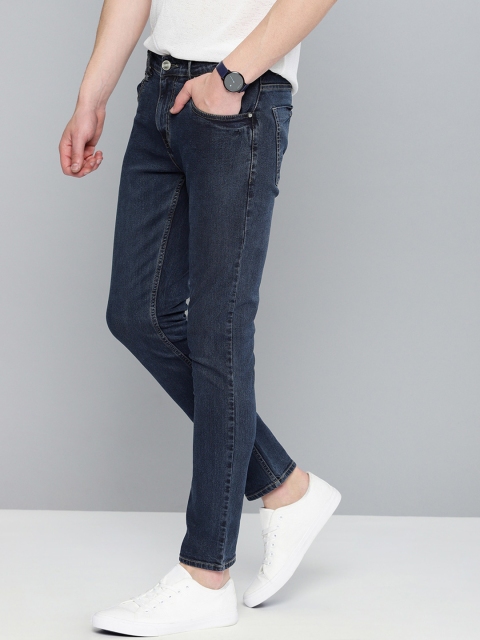 

Mast & Harbour Men Blue Skinny Fit Mid-Rise Clean Look Stretchable Jeans
