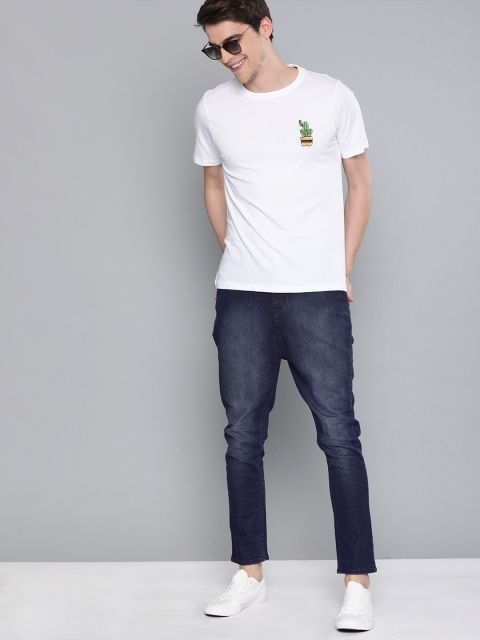 

Mast & Harbour Men Blue Skinny Fit Mid-Rise Clean Look Stretchable Jeans