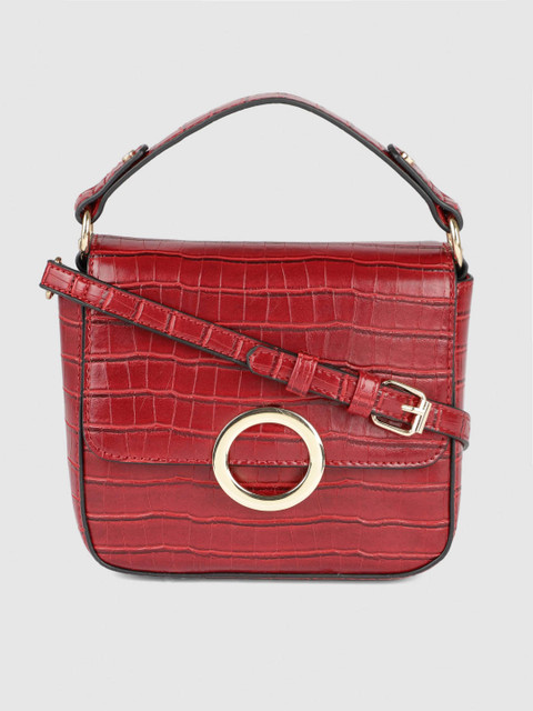 

Accessorize Red Textured Sling Bag