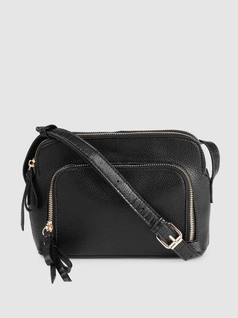 

Accessorize Black Solid Taylor Sling Bag