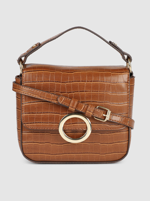 

Accessorize Tan Textured Sling Bag