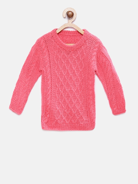 

Magic Needles Boys Fuchsia Self Design Sweater