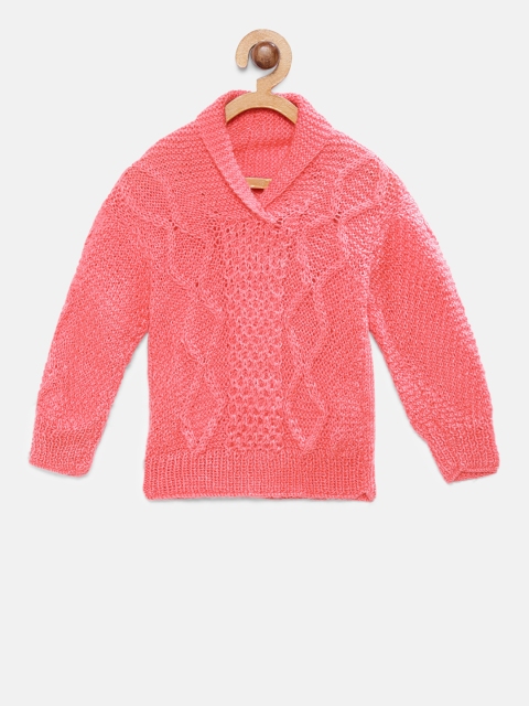 

Magic Needles Boys Fuchsia Self Design Sweater