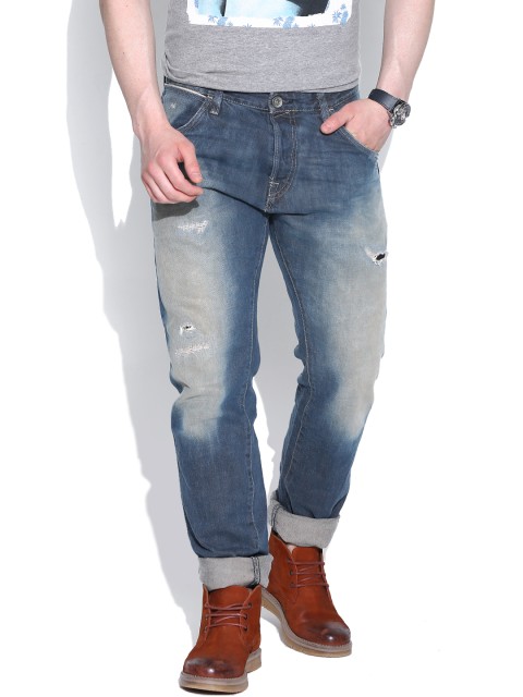 

Jack & Jones Blue Washed Jeans