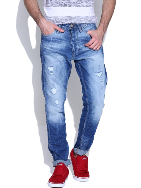 

Jack & Jones Blue Washed Erik Anti Fit Jeans