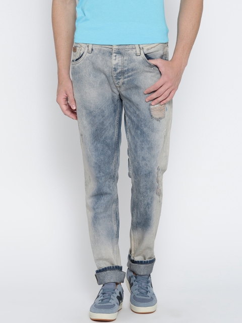 

Jack & Jones Blue Washed Tim Slim Fit Jeans