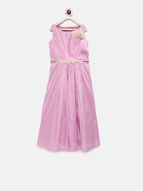 

Pink Cow Girls Solid Lavender Maxi Dress