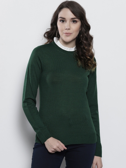 

DOROTHY PERKINS Women Green Solid Sweater