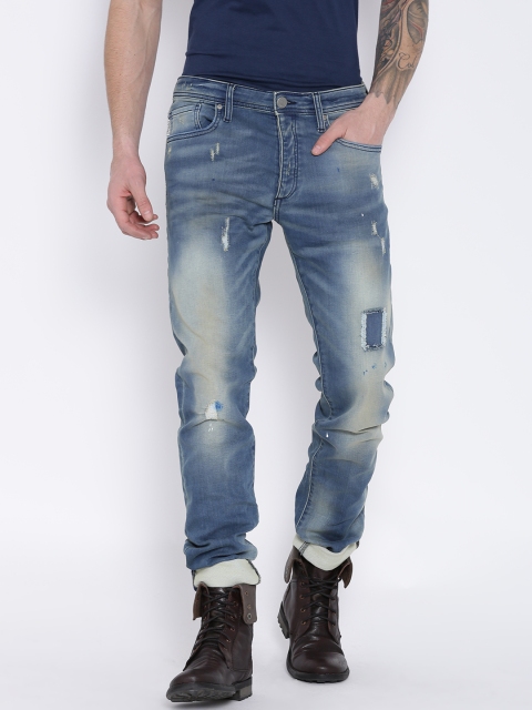 

Jack & Jones Blue Washed Glenn Slim Fit Jeans