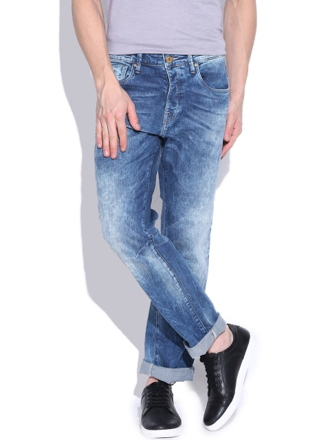 

Jack & Jones Blue Washed Boxy Fit Jeans