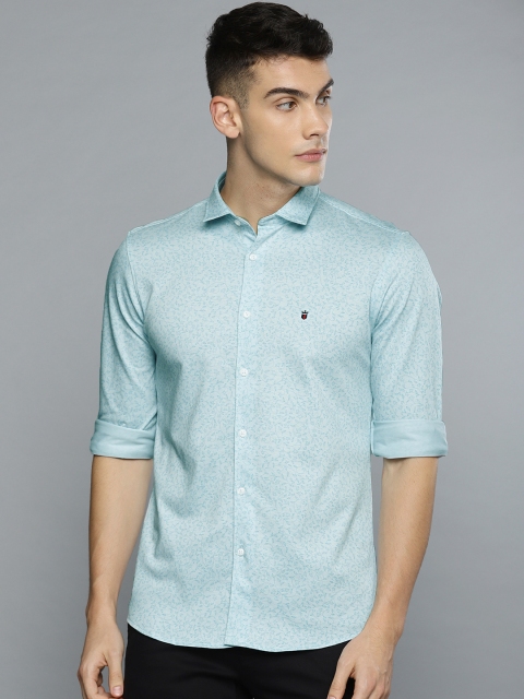 

Louis Philippe Sport Men Blue Super Slim Fit Printed Casual Shirt