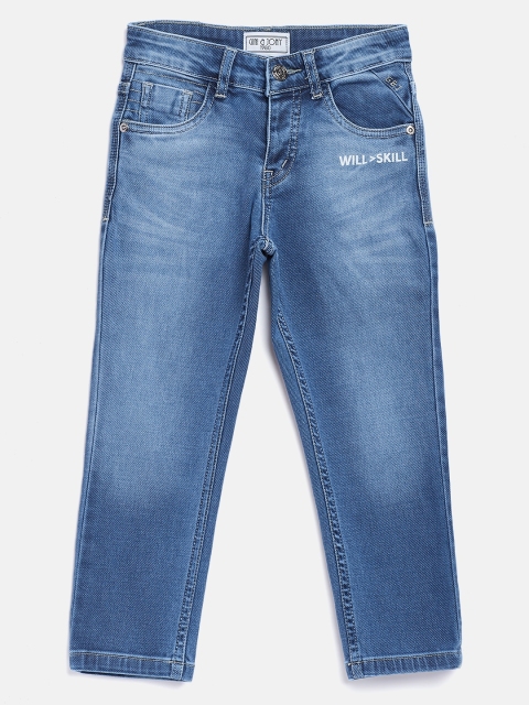 

Gini and Jony Boys Blue Regular Fit Mid-Rise Clean Look Stretchable Jeans