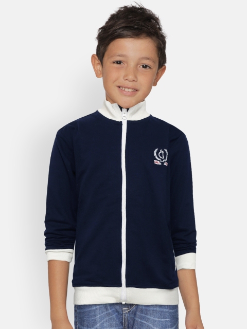 

Gini and Jony Boys Navy Blue Solid Sweatshirt