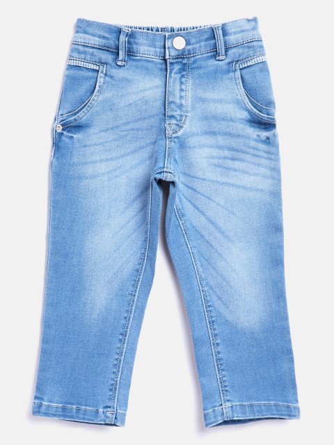 

Gini and Jony Girls Blue Regular Fit Mid-Rise Clean Look Stretchable Jeans
