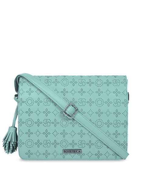 

Toteteca Women Sea Green Solid Sling Bag