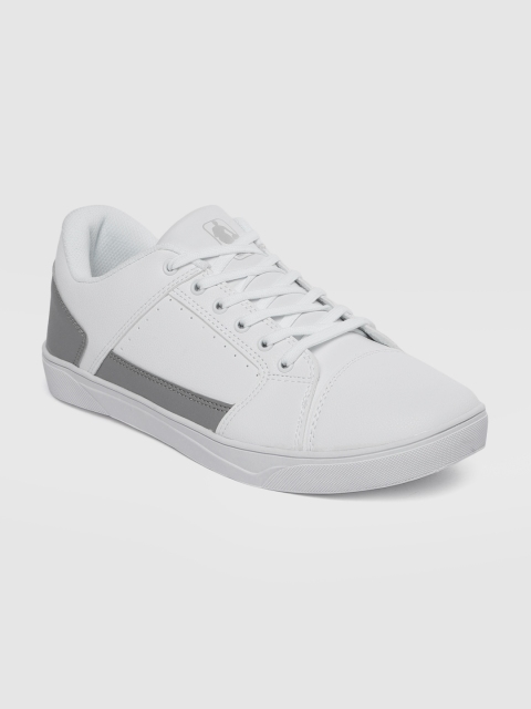 

NBA Men White & Grey Sneakers