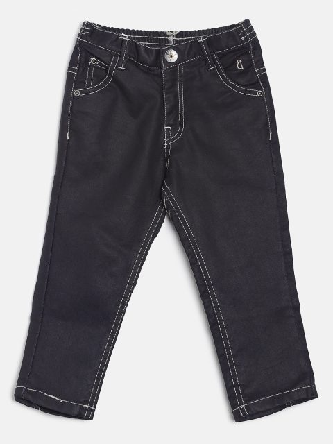 

Gini and Jony Boys Blue Slim Fit Mid-Rise Clean Look Stretchable Jeans