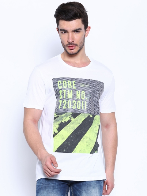 

Jack & Jones White Printed T-shirt