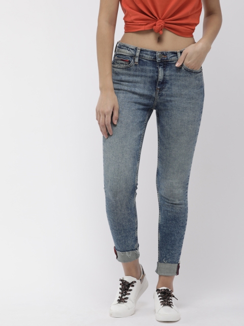 

Tommy Hilfiger Women Blue NORA Skinny Fit Mid-Rise Clean Look Stretchable Jeans