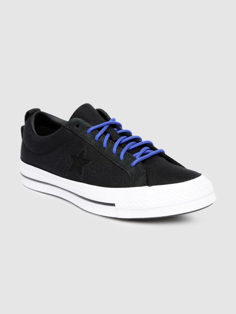 

Converse One Star Webbing One Star Webbing Black Solid Sneakers