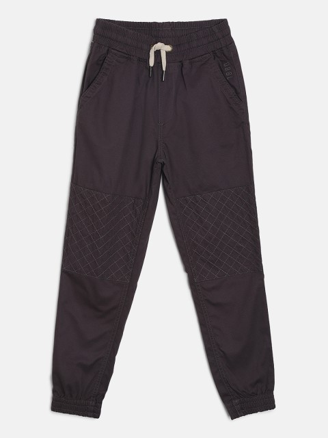 

Gini and Jony Boys Brown Regular Fit Solid Joggers