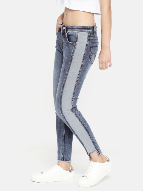 

Jealous 21 Women Blue Skinny Fit Mid-Rise Clean Look Stretchable Jeans