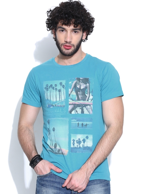 

Jack & Jones Blue Graphic Print T-shirt