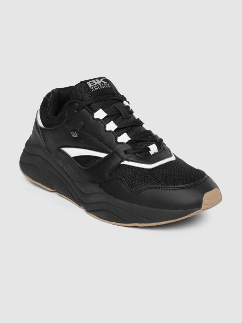 

BRITISH KNIGHTS Men Black Solid Sneakers