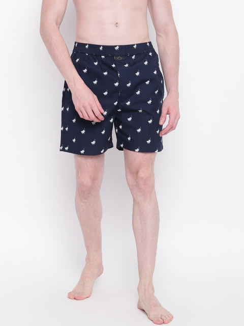 

Sweet Dreams Men Navy Blue & White Printed Boxers