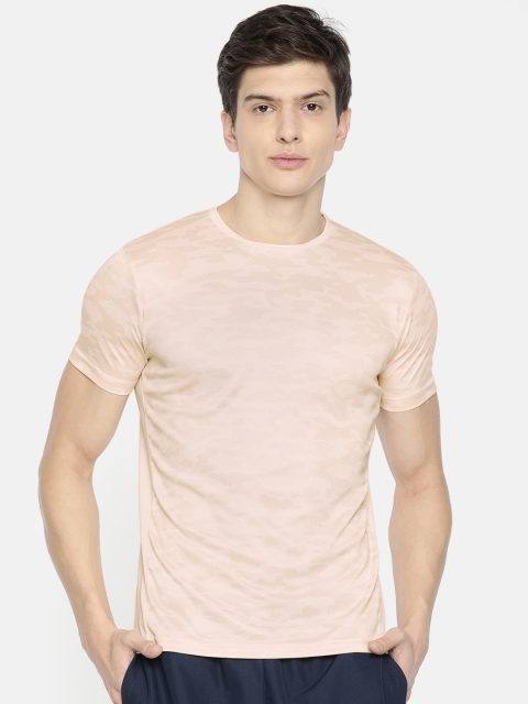 

Sweet Dreams Men Beige & White Slim Fit Camouflage Printed Round Neck T-shirt