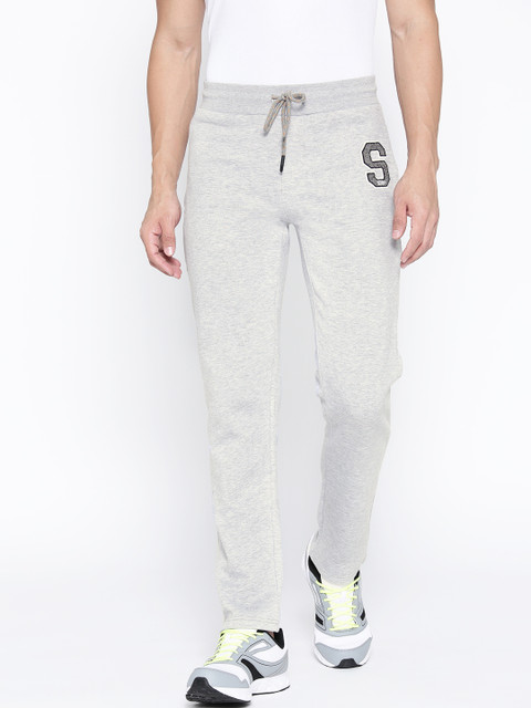 

Sweet Dreams Men Grey Melange Solid Track Pants