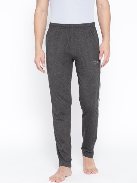 

Sweet Dreams Men Charcoal Grey Solid Lounge Pants