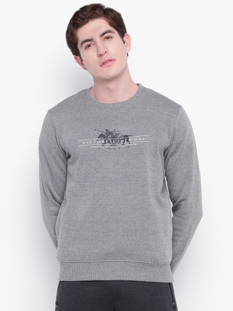

Sweet Dreams Men Grey Printed Sweatshirt