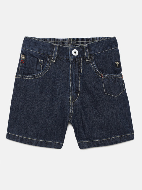 

Gini and Jony Boys Blue Washed Regular Fit Denim Shorts