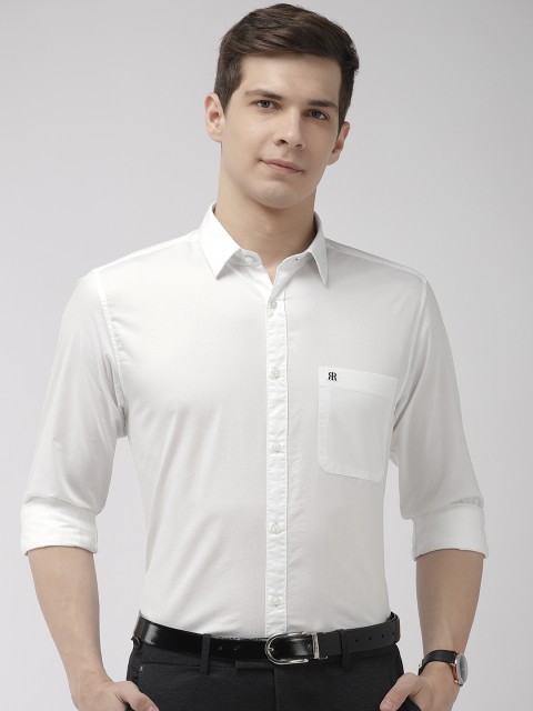 

Raymond Men White Slim Fit Solid Formal Shirt