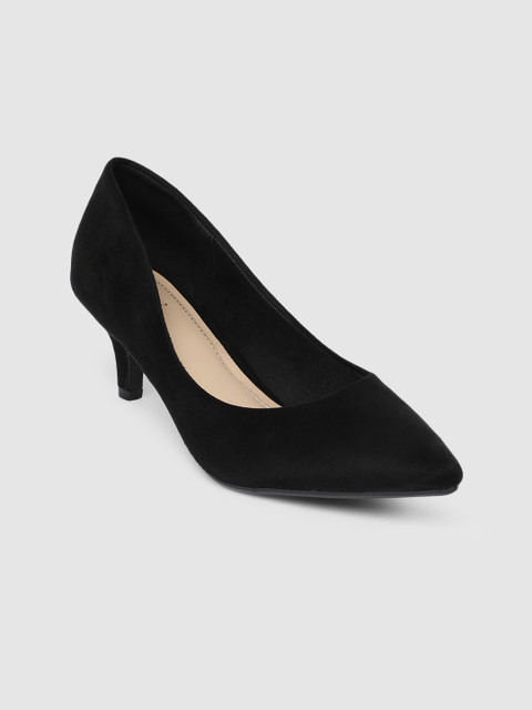 

Tresmode Women Black Solid Pumps